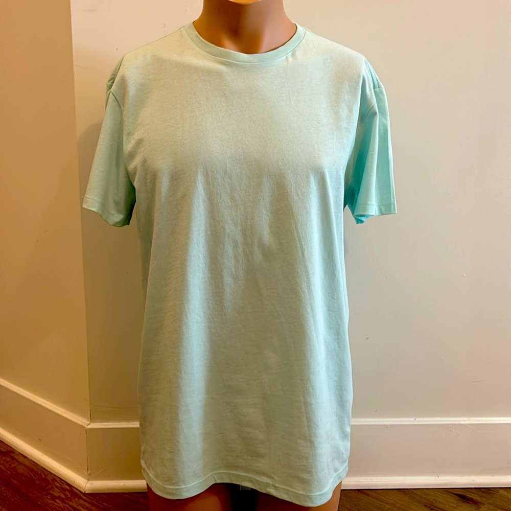 NWOT, JT, JackThreads, premium tee shirt, 100 cotton, mint green, men’s size L